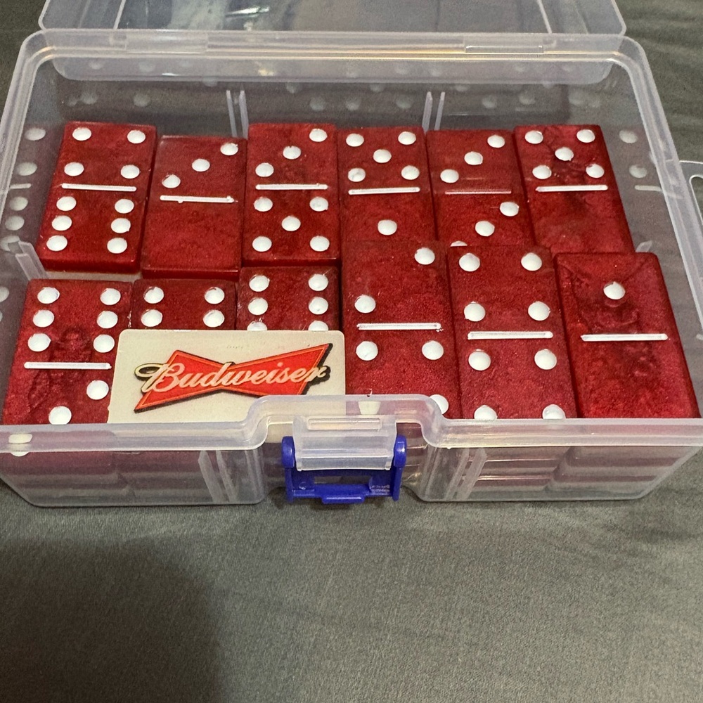 Budweiser dominoes